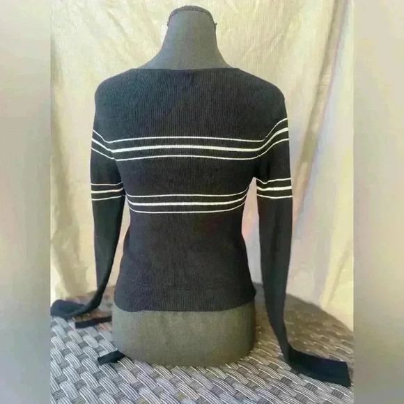 Zara belted crop sweater sz L - Picture 4 of 4